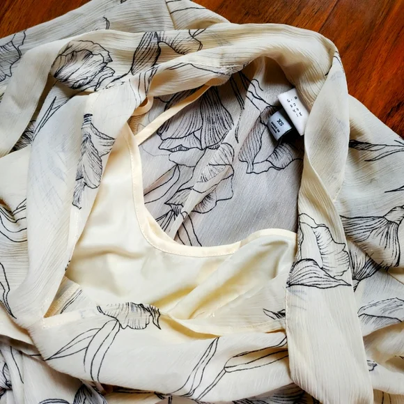 A New Day Cream Floral Dress - Size XS (NWOT) - Picture 9 of 13